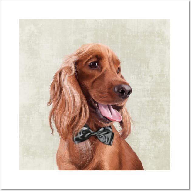 Elegant Mr Cocker Spaniel Wall Art by Sparafuori